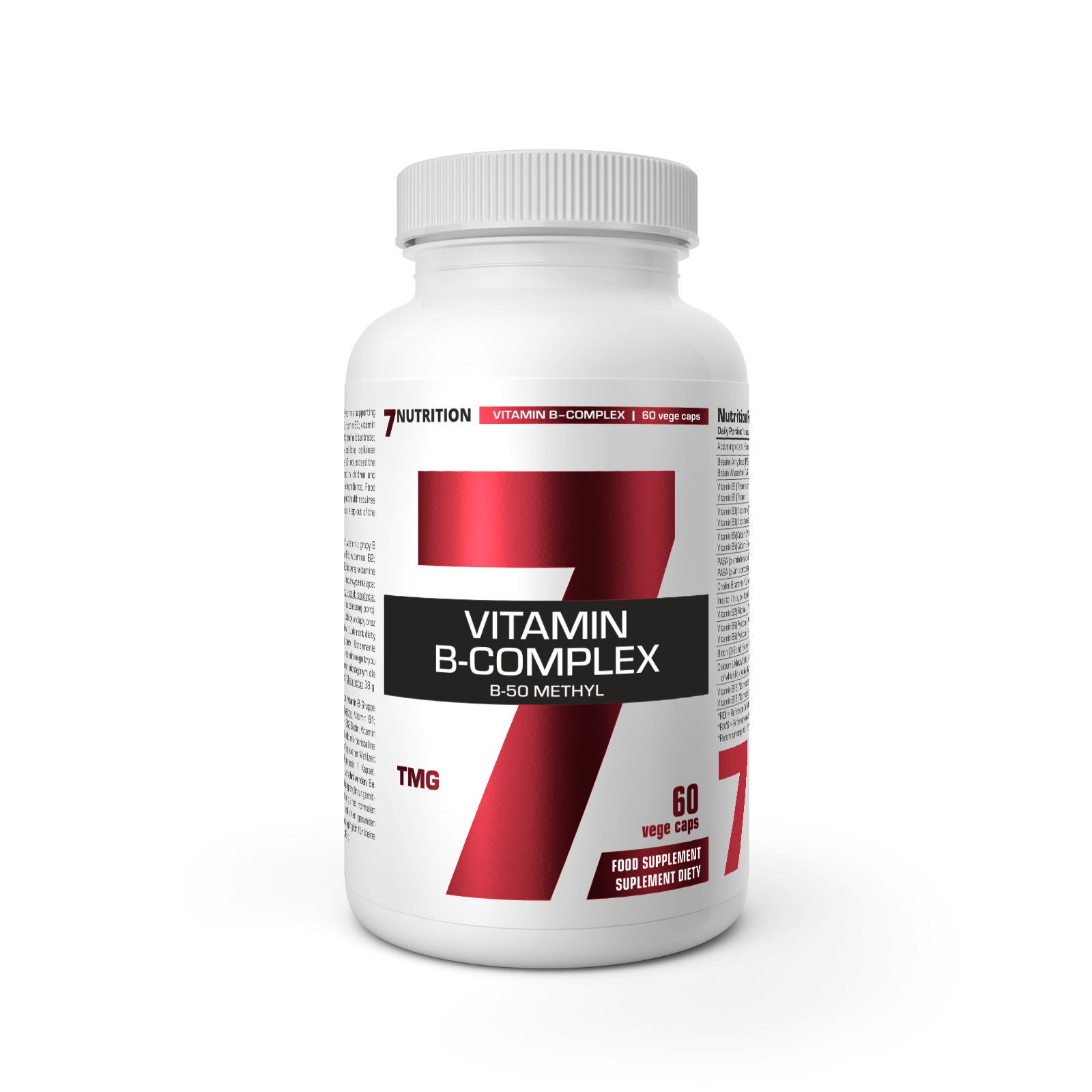 7NUTRITION B COMPLEX B50 60 KAPS