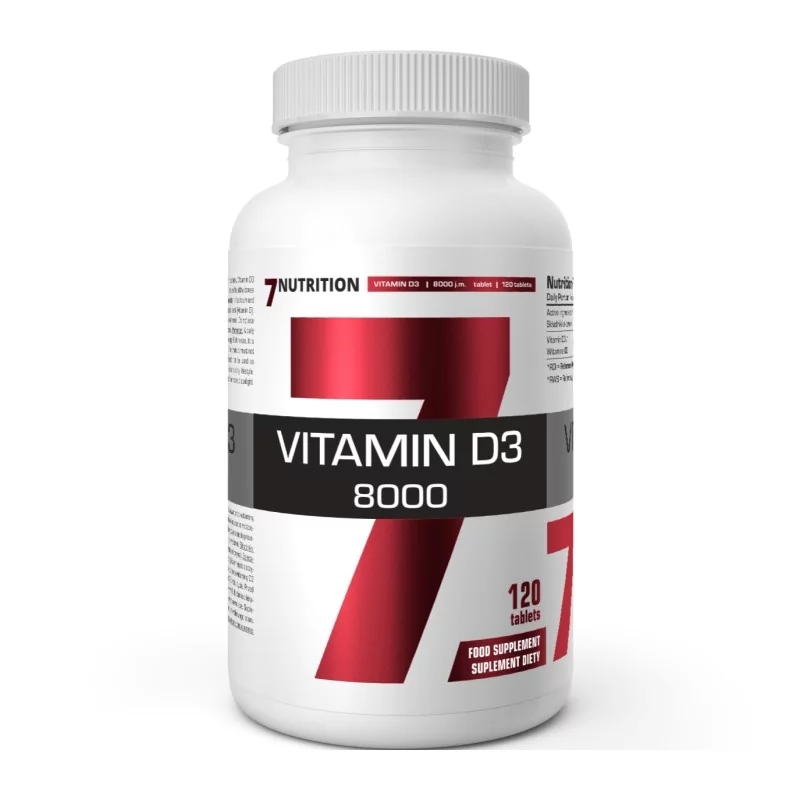 7NUTRITION VITAMIN D3 8000 120 TABS