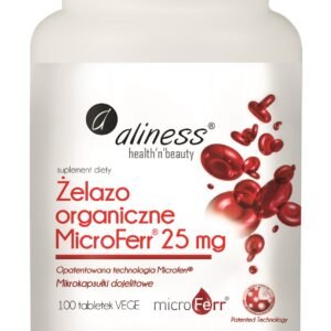 ALINESS ŻELAZO MICROFERR 25 MG 100 KAPS